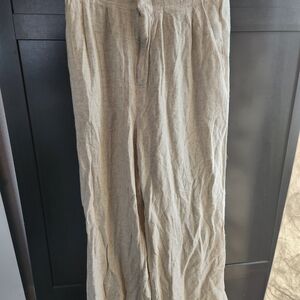 Hunter & Brown Juniors Beige Wide Leg Pants
